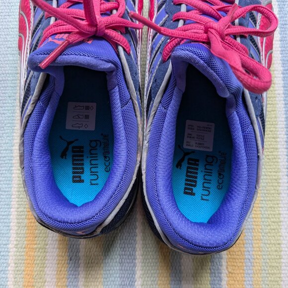 ⭐ PUMA Voltaic-3 Purple and pink eco ortholite 10 Cell running shoes size 9 - Picture 5 of 9